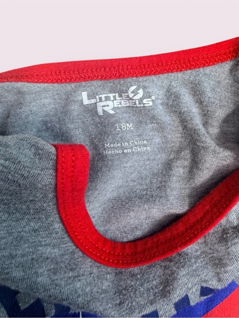 Nasa Grey and Red 'Future Astronaut' Baby Bodysuit (18M)